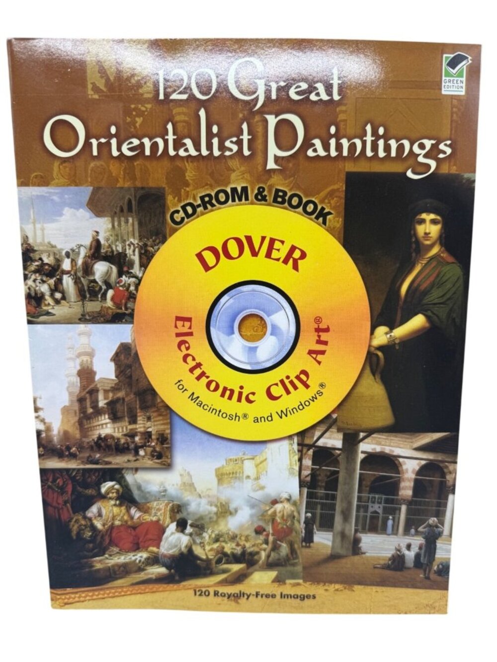 120 Great Orientalist Paintings CD-ROM & Book By Dover Electronic Clip Art READ